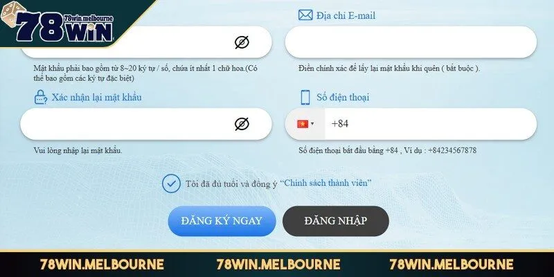 Những điều cần lưu ý để đăng ký 78WIN tài khoản thành công