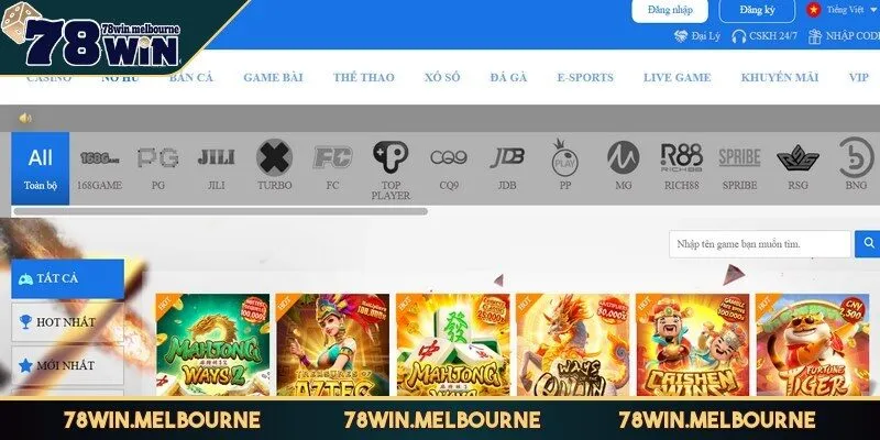 Nổ hũ 78WIN là một trong những sảnh chơi hấp dẫn nhất